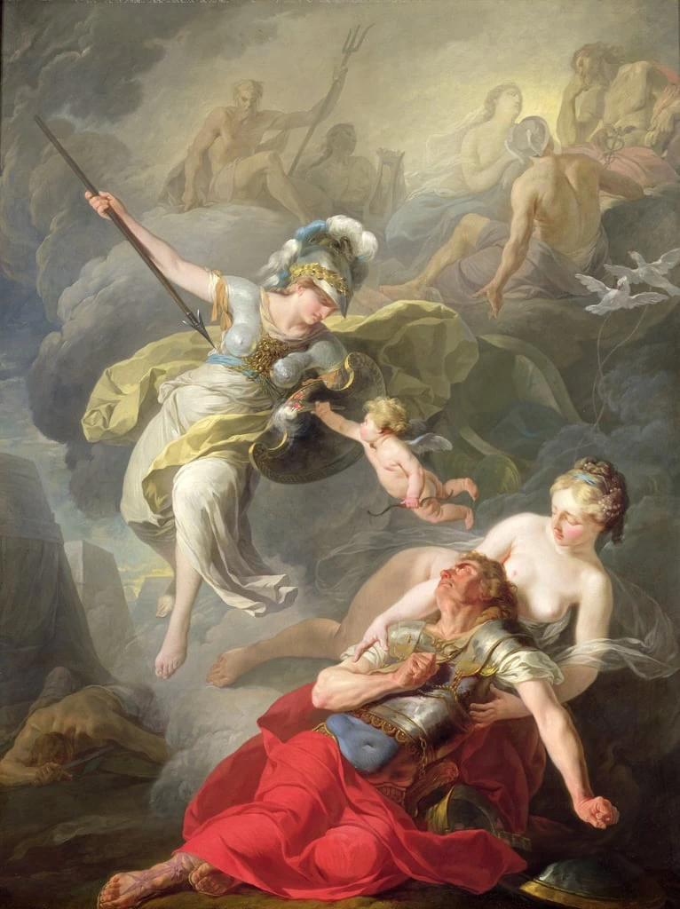 Battaglia tra Minerva e Marte - Musee des Beaux, Arts, Lille